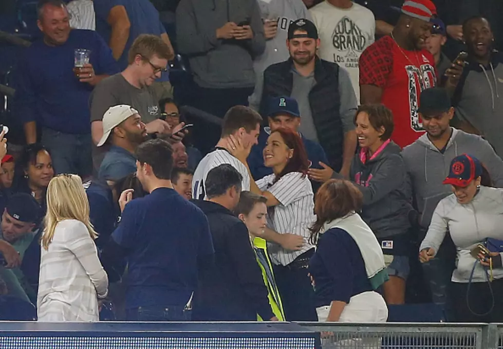 A Yankees Fan Dropped The Ball Last Night In His Public Marriage Proposal [WATCH]