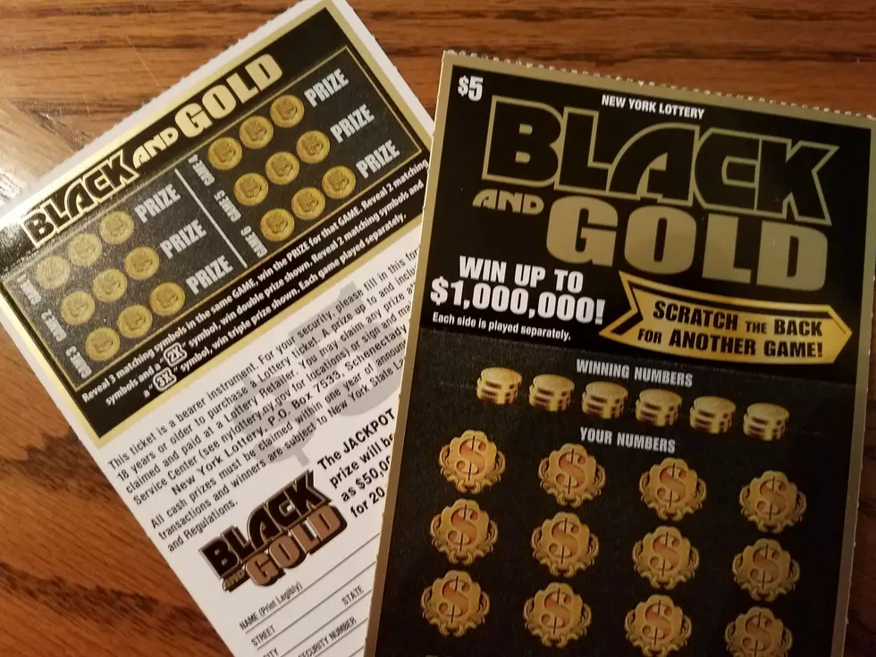 Black and Gold Lottery Tickets