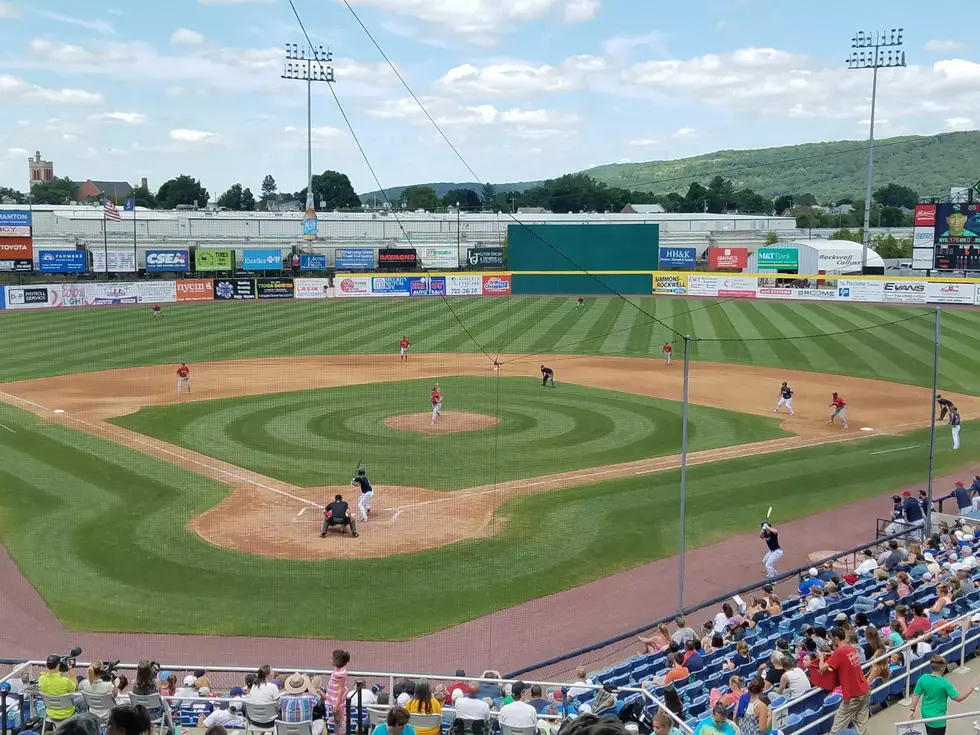 Binghamton Police and Firefighters Take the Field for the A.H.A.