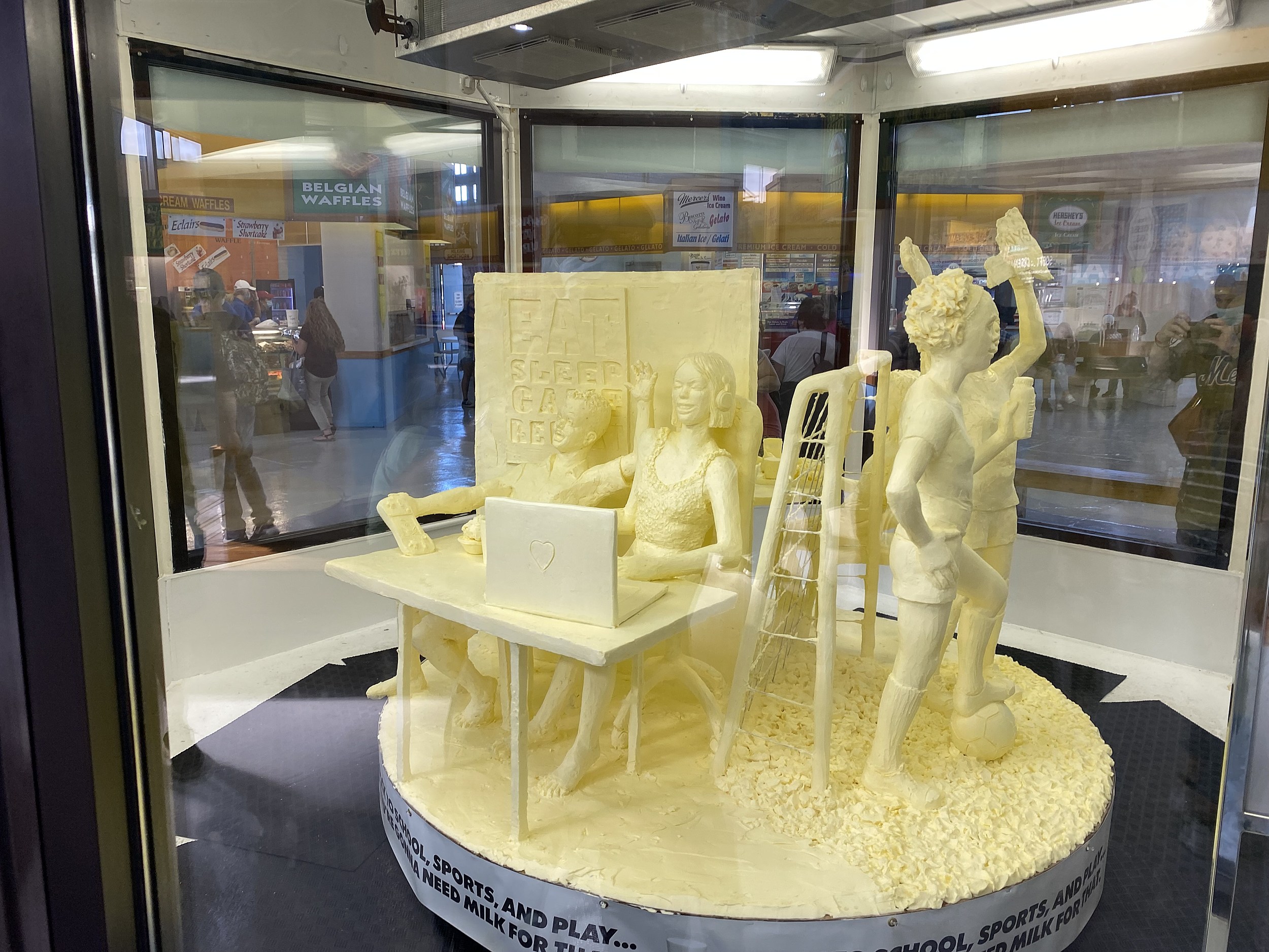 Bye butter! Watch butter sculpture dismantled after 2019 NYS Fair
