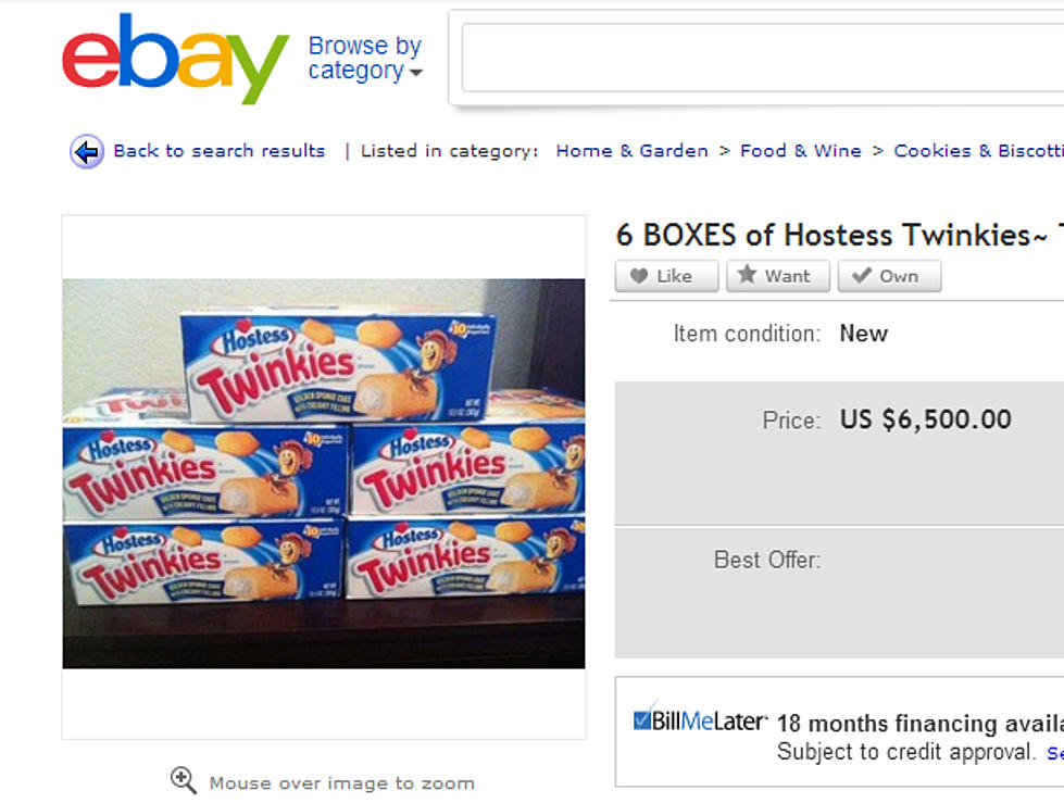 $6,500.00 Twinkies as Hostess Closes Doors