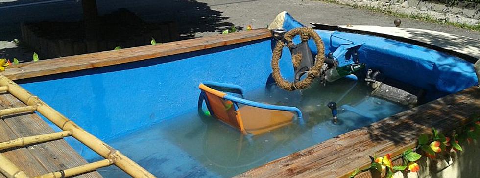 This Brings Whole New Meaning to “Carpool:” Guy Busted for Turning His Car Into a Pool and Driving It!