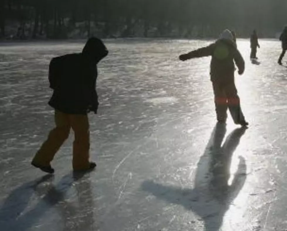 Dad Records Himself Laughing As Kids Fall on Ice [VIDEO]