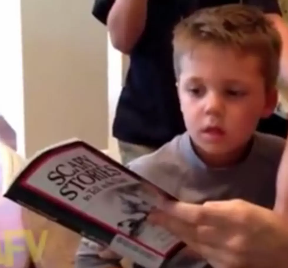 Kid Has Hilarious Reaction to Scary Story [WATCH]