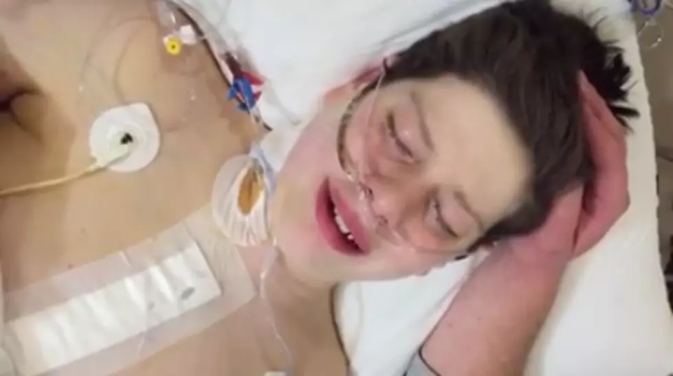 A 15 Year Old Wakes Up From His Heart Transplant with a Heartwarming Reaction