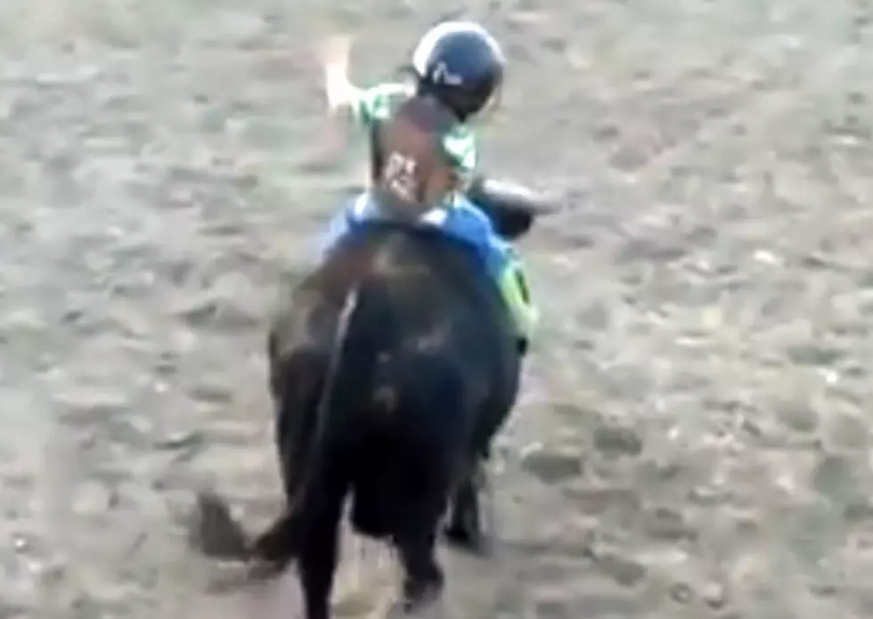 Meet an Adorable Three-Year-Old Bull Rider [WATCH]