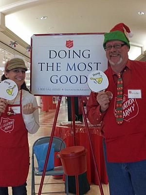 Red Kettle Kick-Off Campaign With The Salvation Army