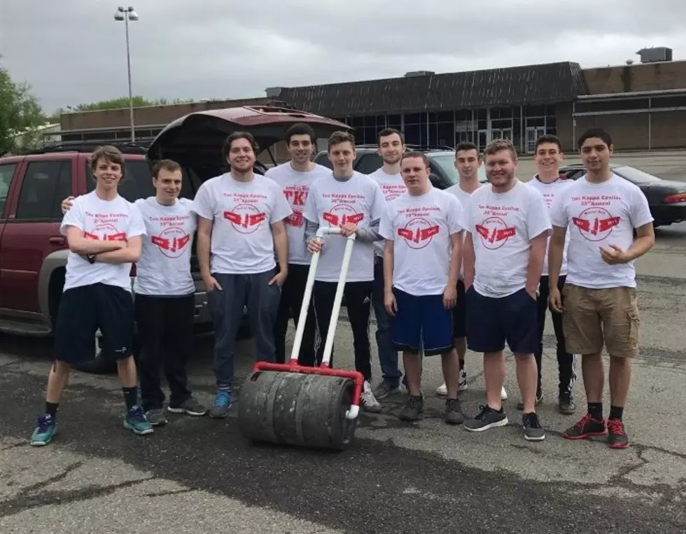 Binghamton University Fraternity Rolling Barrel 88 Miles for St. 