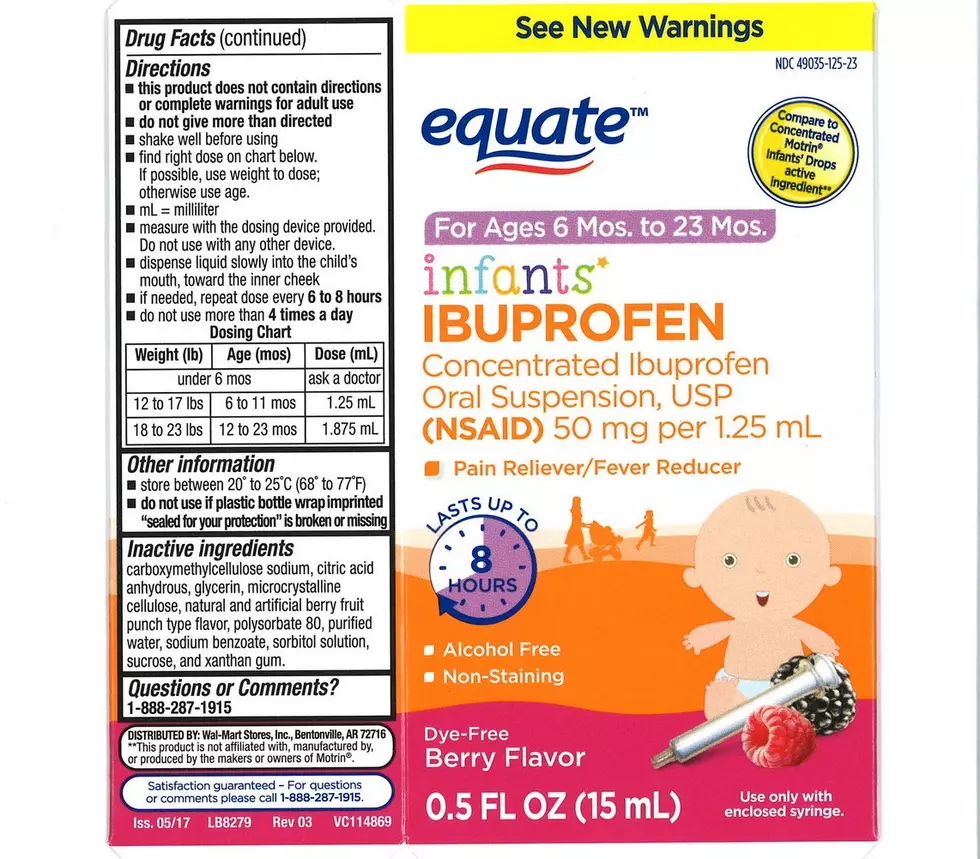Infant Ibuprofen Sold at Family Dollar and CVS Recalled