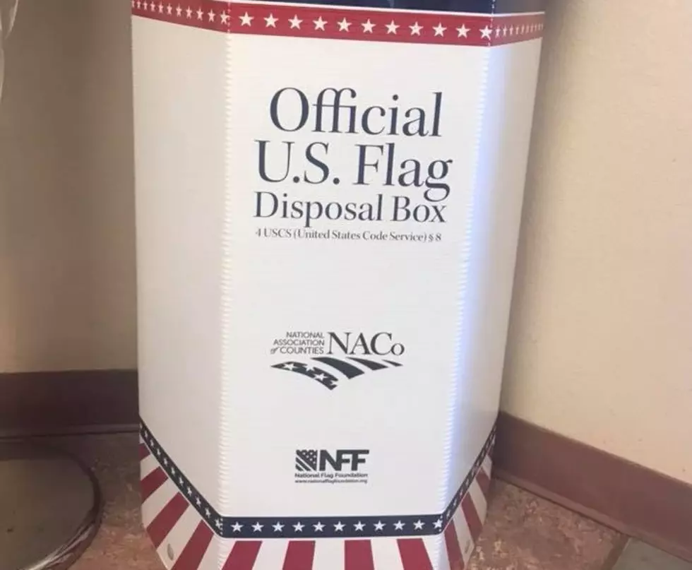 Official U.S. Flag Disposal Box Comes to Tioga County