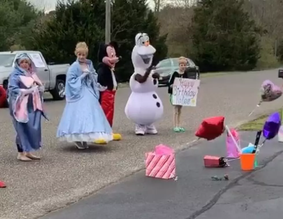 Community Holds Disney Parade for Make-A-Wish Kid Whose Trip Was Canceled [WATCH]