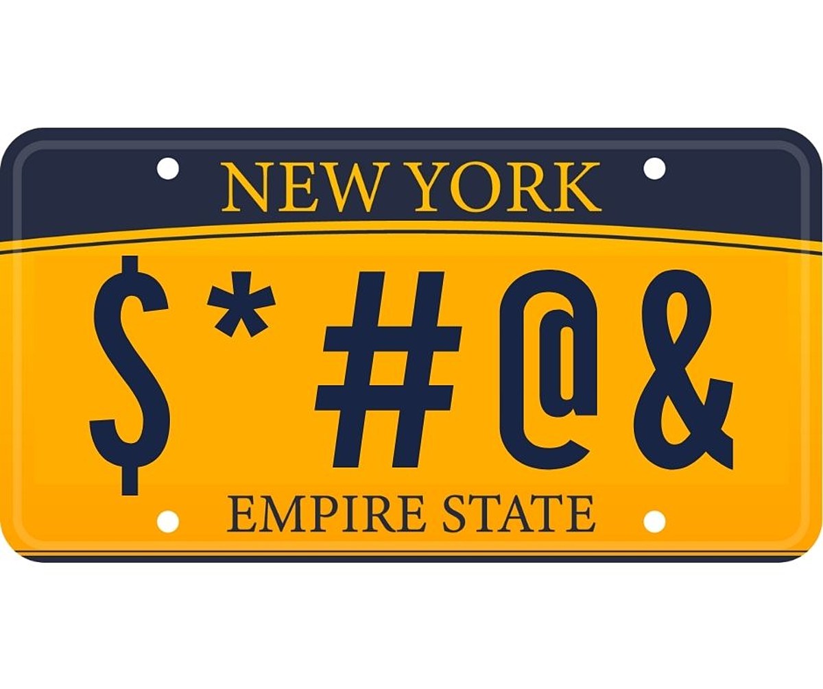 What You Can't Put On Your Personalized New York License Plate