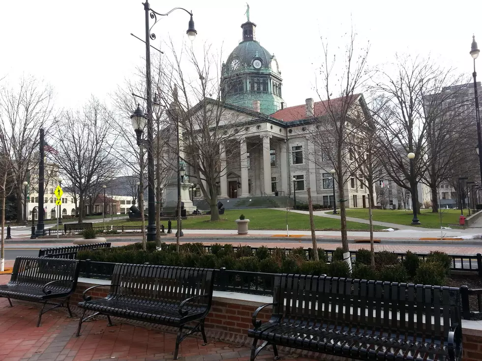 Downtown Binghamton Brightens with Green Grass in January
