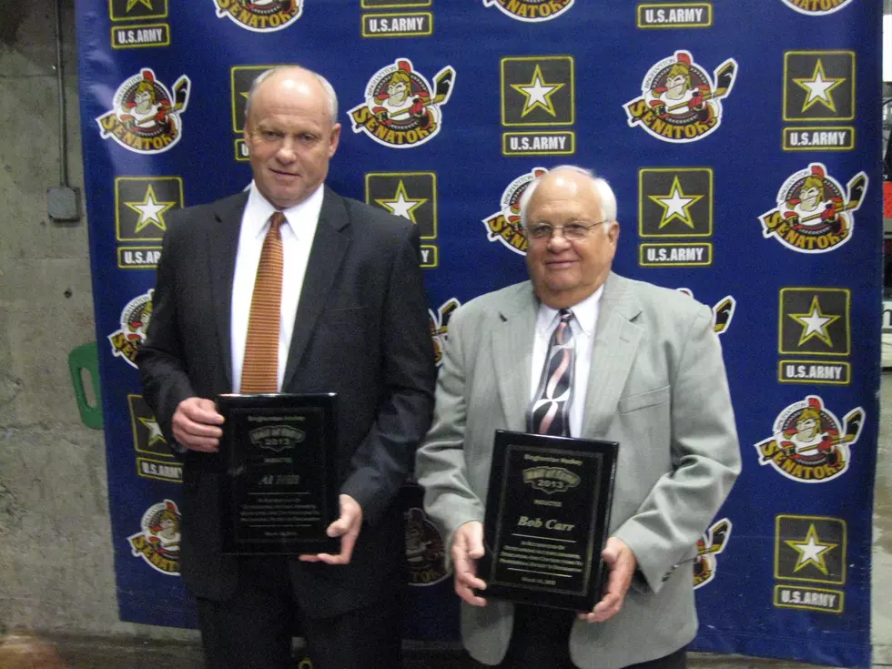 Bob Carr and Al Hill Inducted Into Binghamton Hockey Hall Of Fame