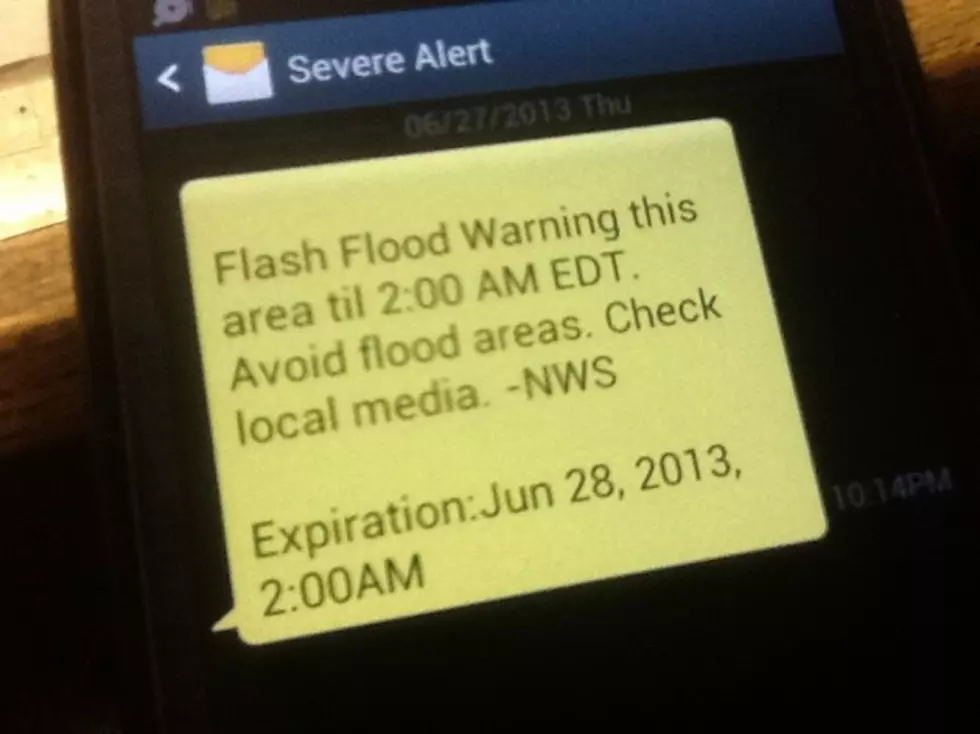 Wireless Emergency Alerts Warned Of Flooding