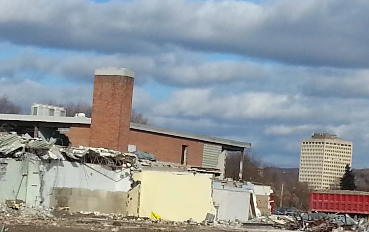 Binghamton School Demolition Nearing Completion
