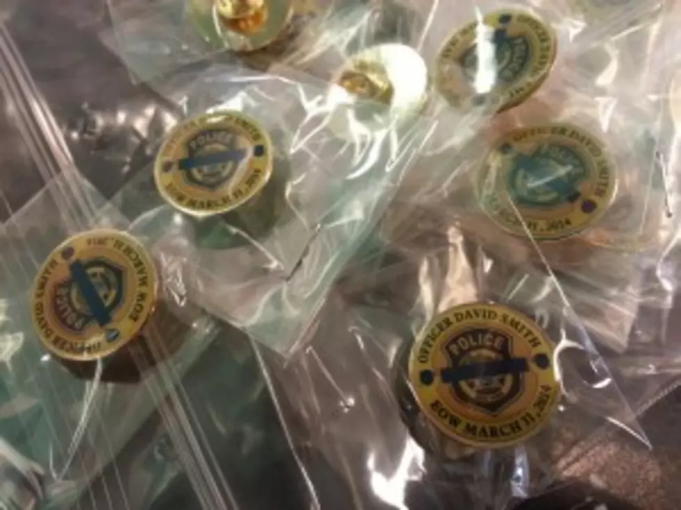 Johnson City Police Sell Memorial Pins Honoring a Slain Officer