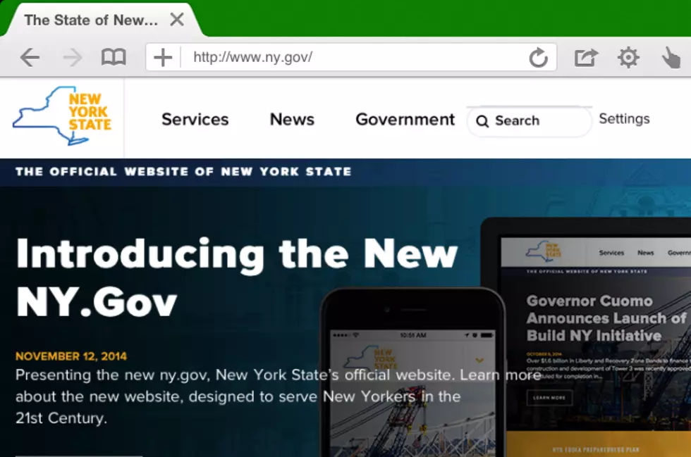 New York State Government Website Revamped