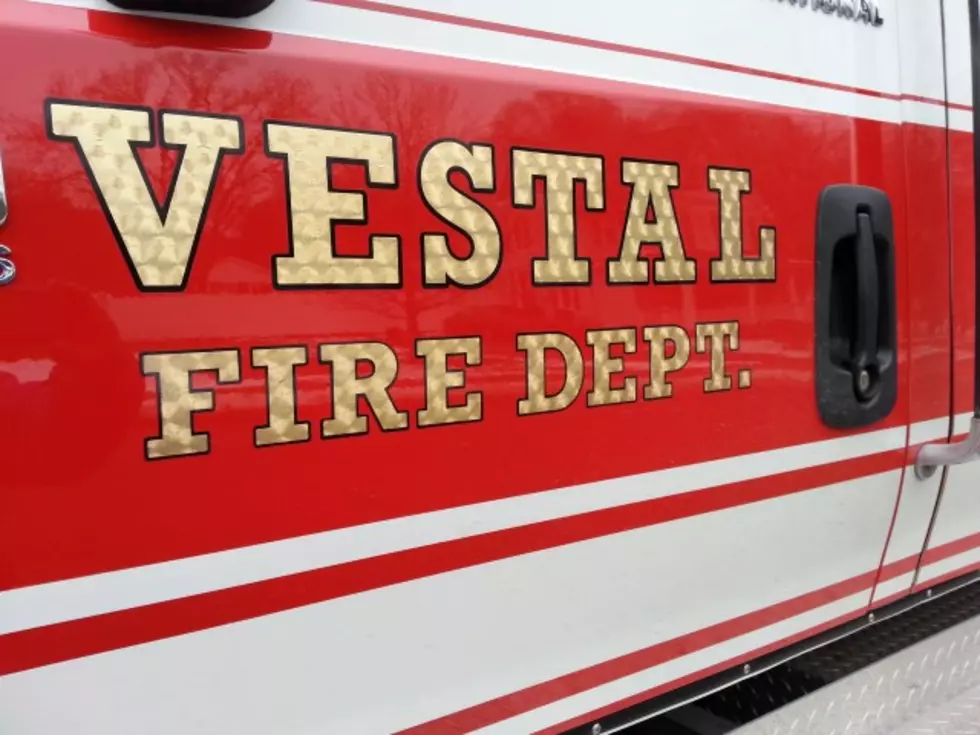 Vestal Woman Rescued from Burning Home