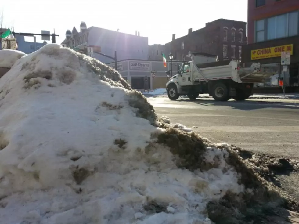 Binghamton Workers Clearing Downtown Parade Route