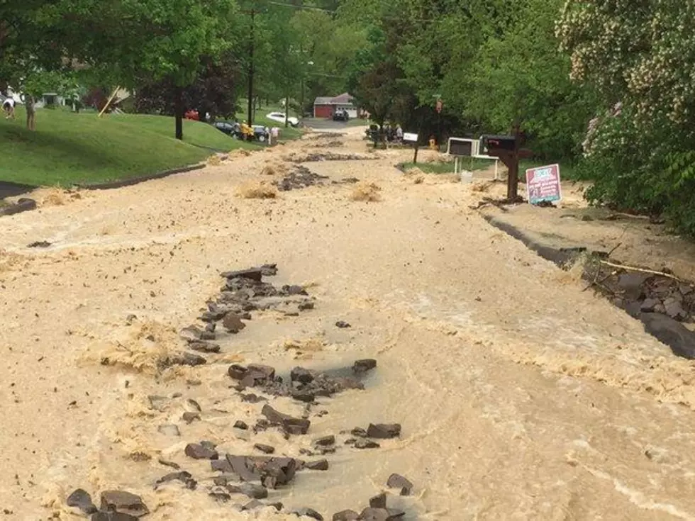 Some Pennsylvania Roads Washed Out by Downpours