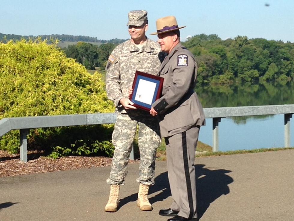 Troopers Honored for Whitney Point Dam Rescue