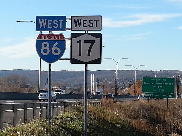 Binghamton &#8220;I-86&#8243; Sign Installed Prematurely