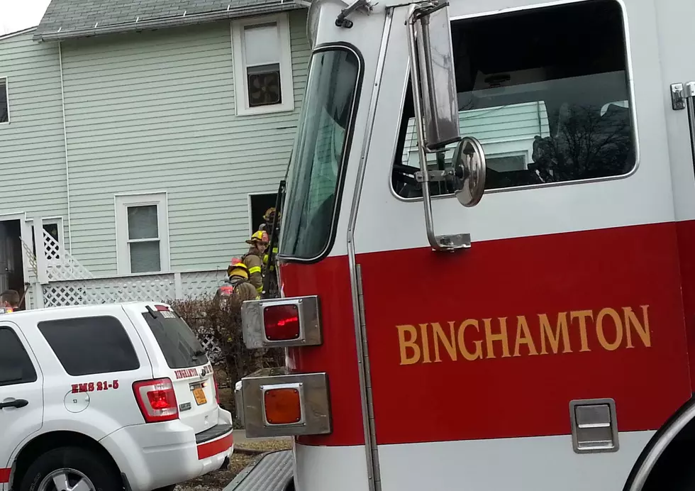 Firefighters Busy in Binghamton and J.C.