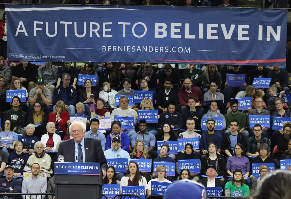 Thousands Attend Binghamton Rally for Bernie Sanders