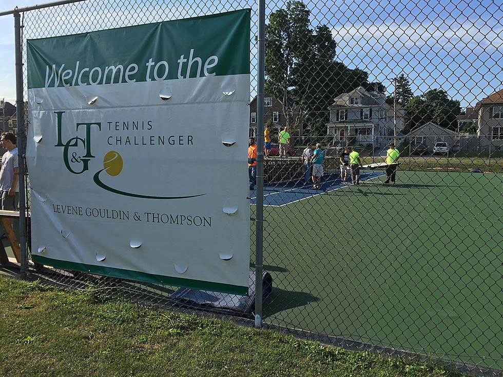 Binghamton Park Prepared for Tennis Tournament