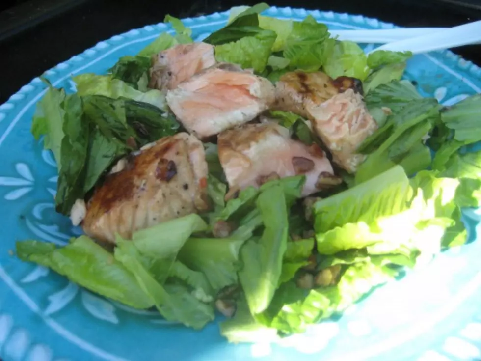 Foodie Friday Grilled Marinated Salmon Salad