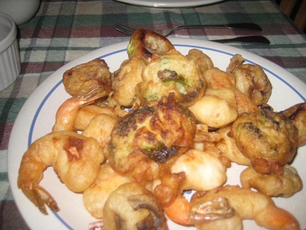 Crispy Tempura Vegetables and Shrimp