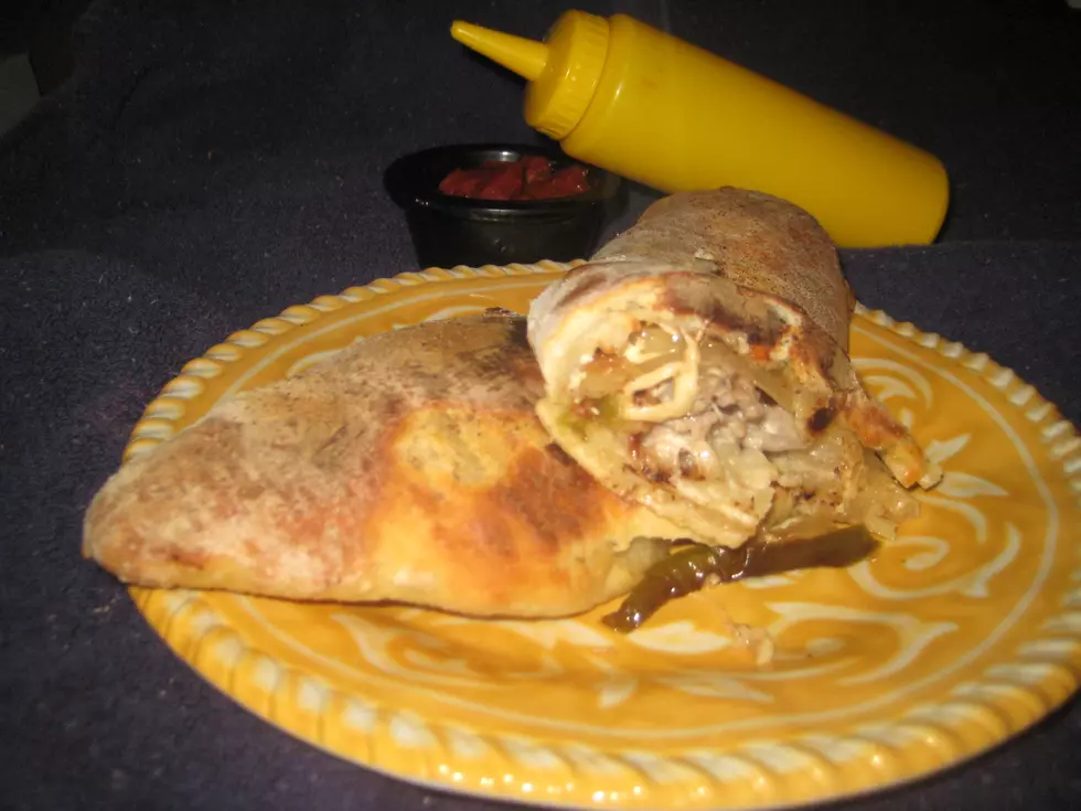 Sausage, Pepper and Onion Calzone Foodie Friday
