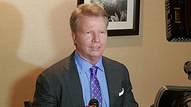 Phil Simms at Greater Binghamton Sports Hall of Fame