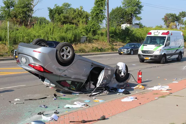 Man Hurt When Car Overturns in Binghamton