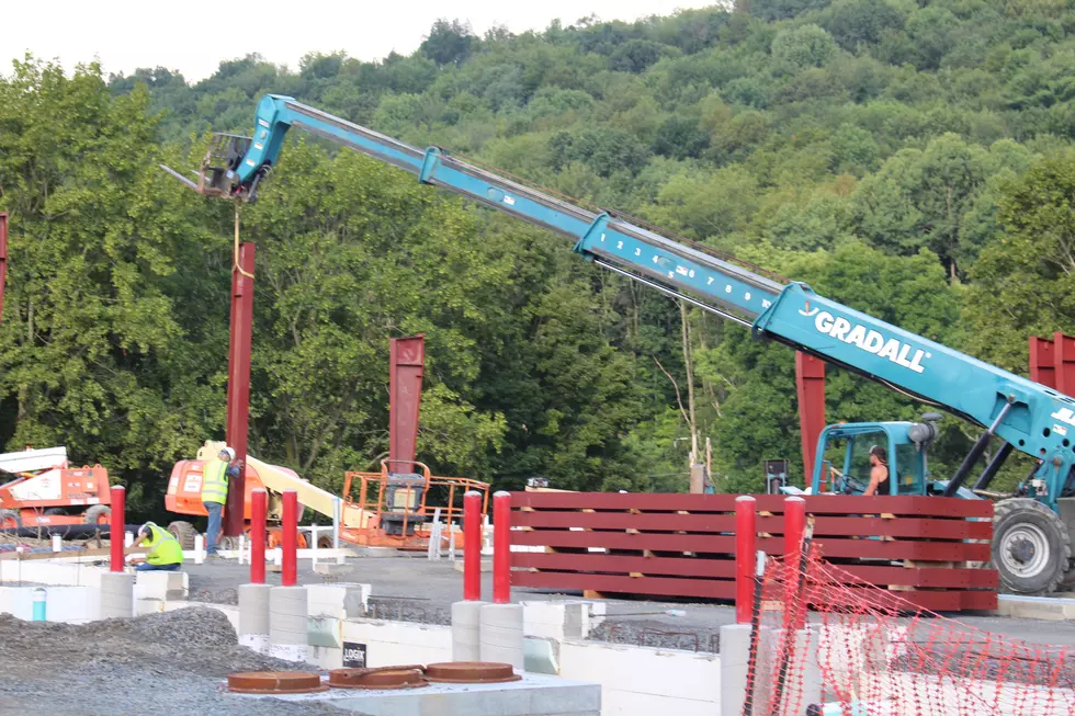 Steel Erected at Apalachin Fire Station Site