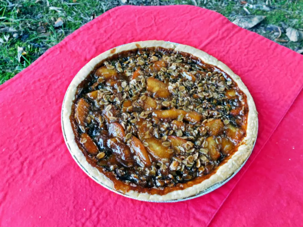 Peach/Lavender/Oatmeal/Caramel Pie Foodie Friday