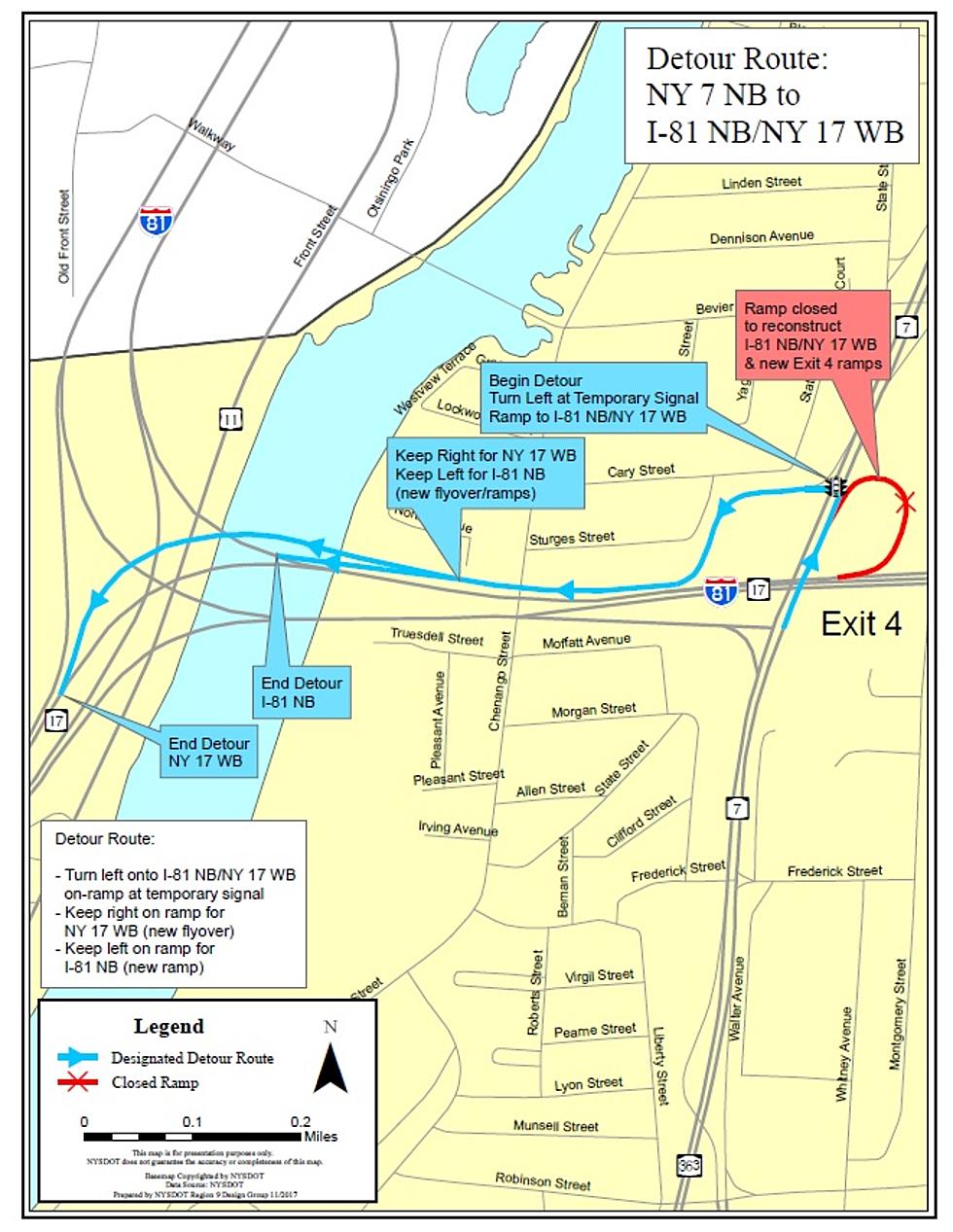 Long-Term Detour for Prospect Mountain Project