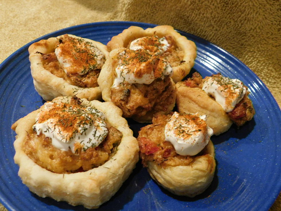 Crab/Cream Cheese Puff Pastry Appetizer on Foodie Friday