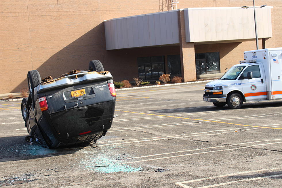Oakdale Mall Vehicle Rollover Shakes Passengers, Shocks Witnesses