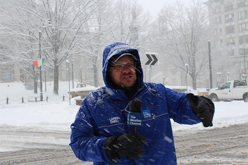 Weather Channel Provides Live Snow Updates from Binghamton
