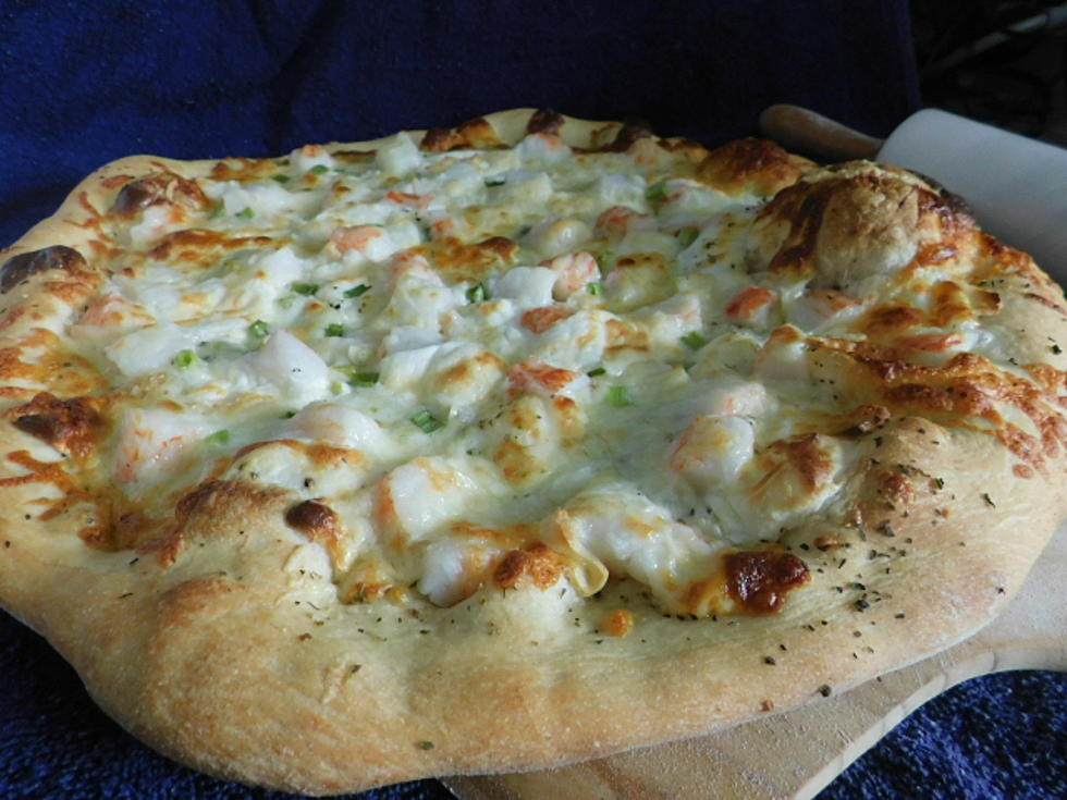 Foodie Friday Creamy Seafood Pizza