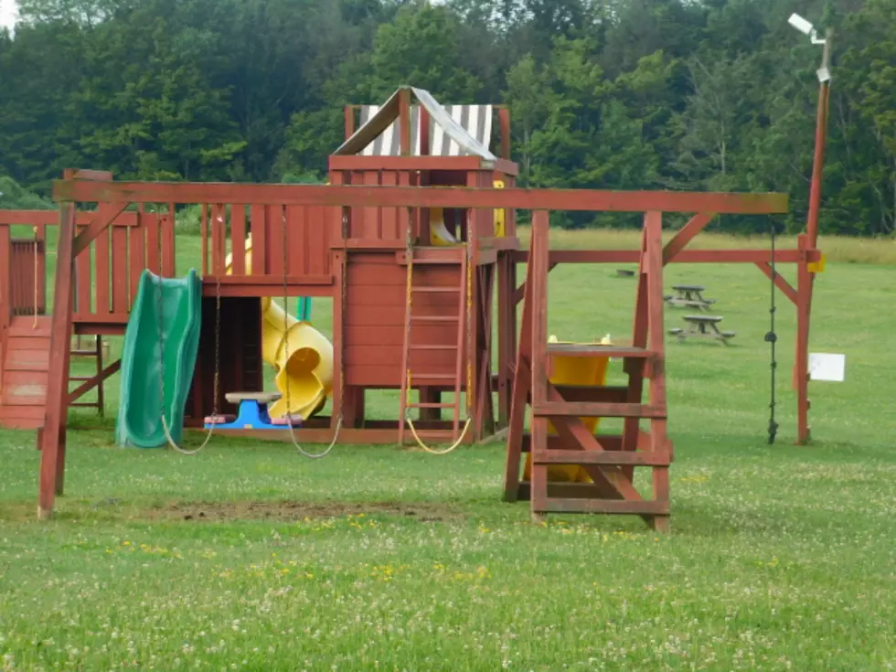 Empty Playgrounds in Broome County