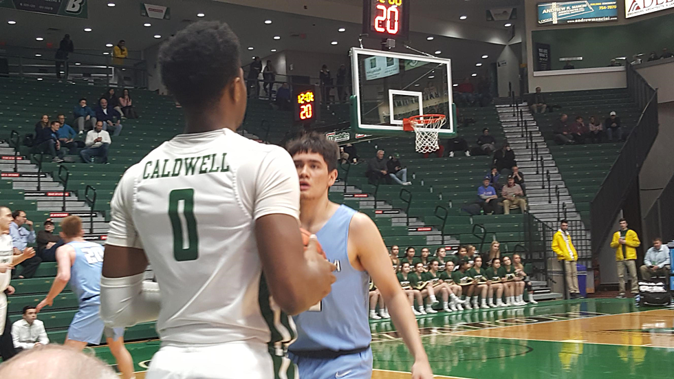 BU Men Visit Albany Great Danes.