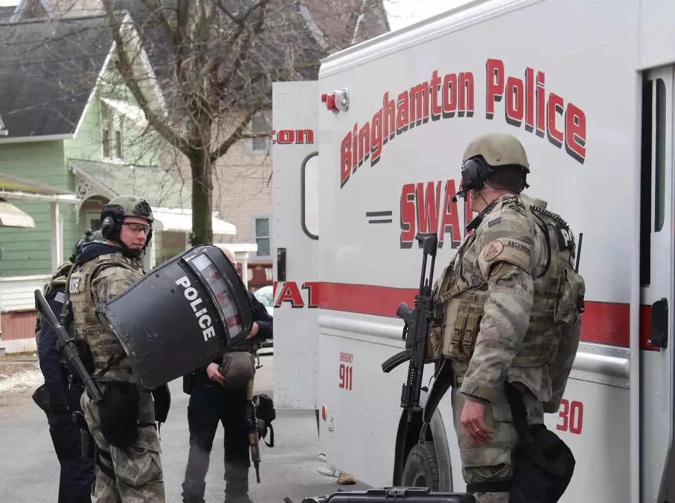 VIDEO: SWAT Team Deployed During Binghamton Standoff