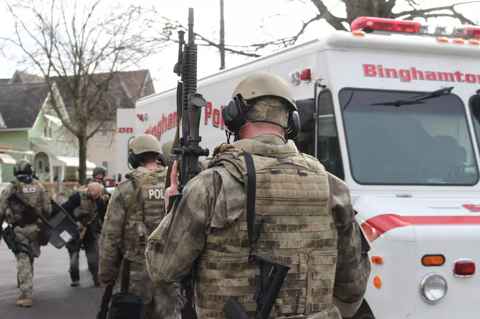 VIDEO: SWAT Team Deployed During Binghamton Standoff