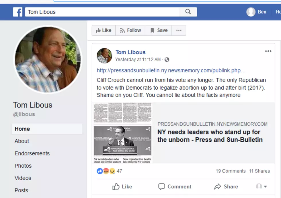 &#8220;Tom Libous&#8221; Facebook Page Springs Back to Life