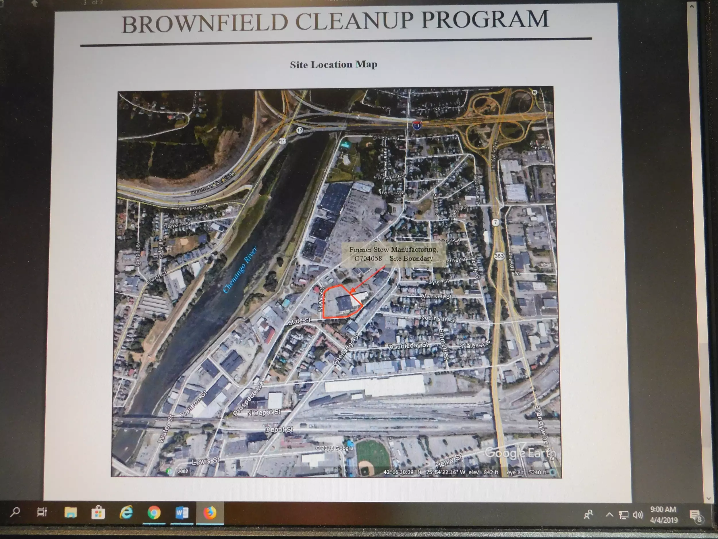 Cleanup to Start at Former Stow Manufacturing Site