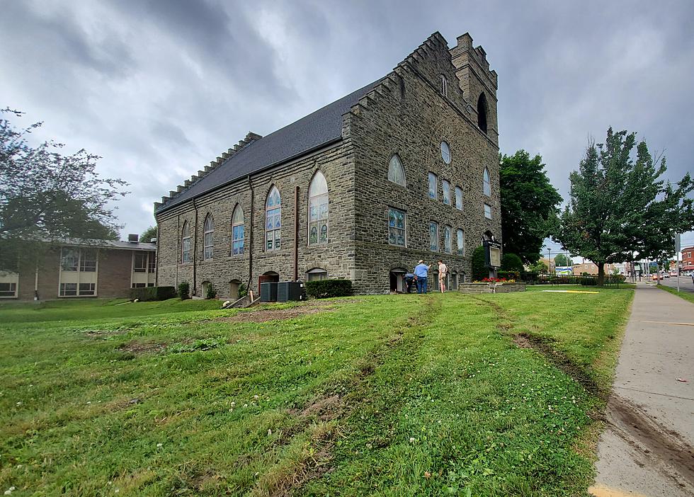 Out-of-Control Jeep Slams into Historic Endicott Church