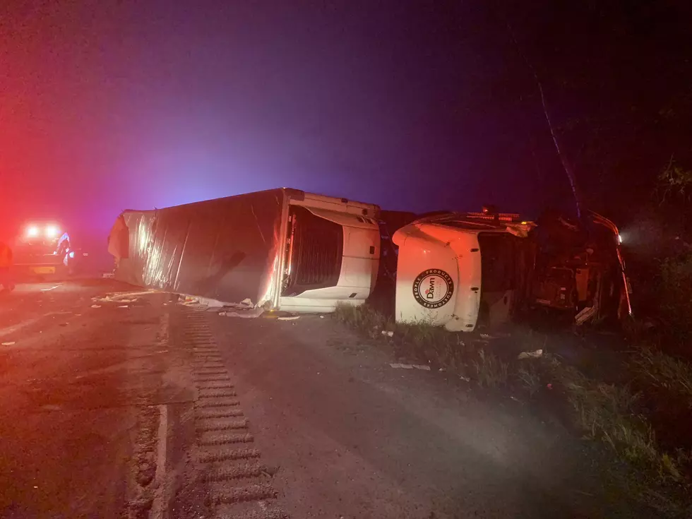 Tractor-Trailer Crash Closes 21 Miles of Interstate 81